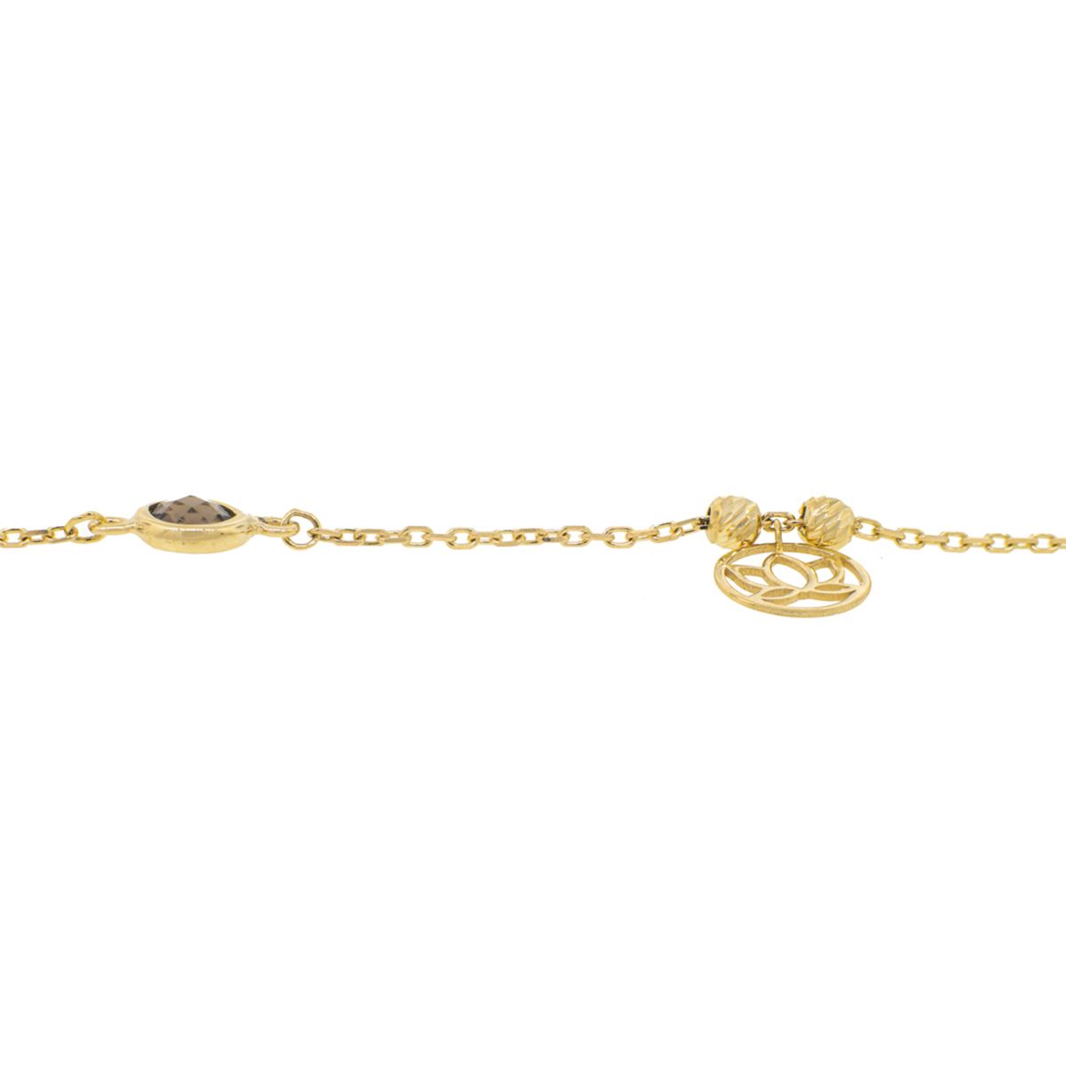 JB JOYAS BARON - Pulsera de Oro 18kt Flor de Topacio