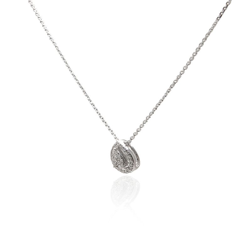 JB JOYAS BARON - Collar Oro 18kt Diamantes de 23 Pts Corte Brillante SI/H