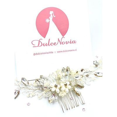 Imagen 2 del producto Tocado de novia Peine para el cabello Gladiolo