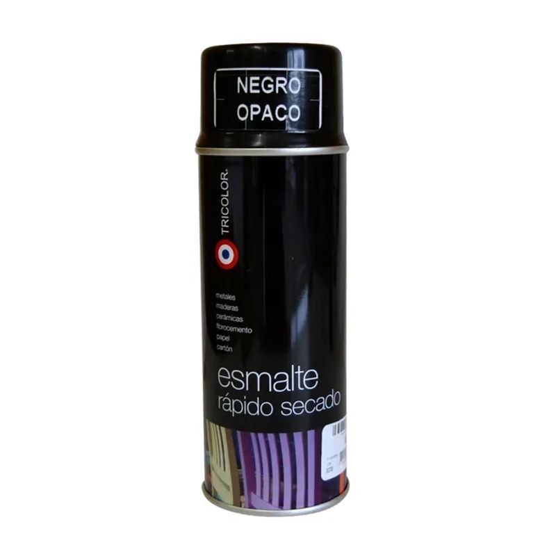 TRICOLOR - SPRAY NEGRO OPACO TRIC