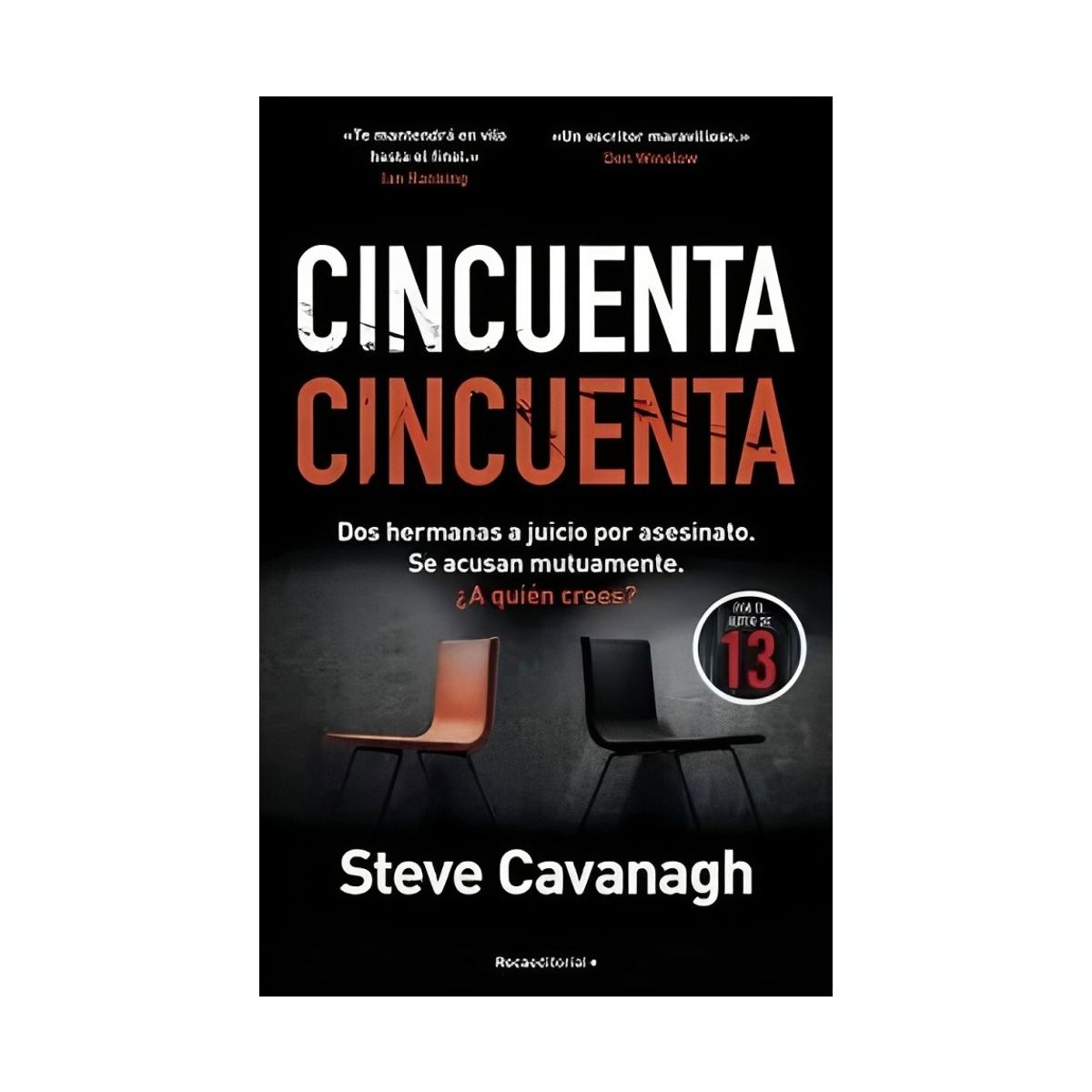 TOP10BOOKS - LIBRO Cincuenta Cincuenta - Steve Cavanagh