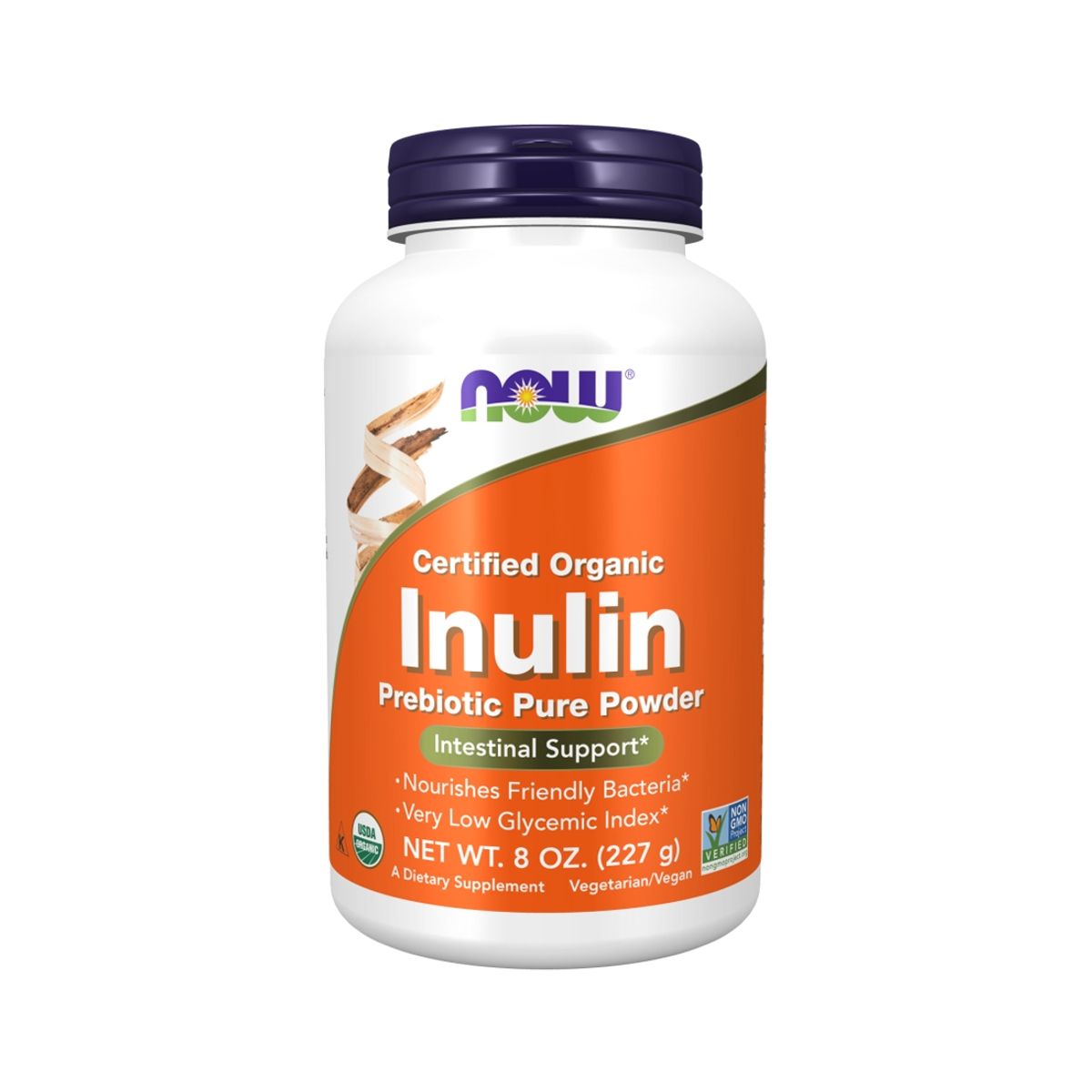 NOW - Inulin Powder 227g - Now Foods