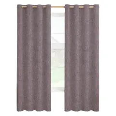 CASATUA - Cortina 100% Blackout Engomada Termica Set de 2 - Rosa