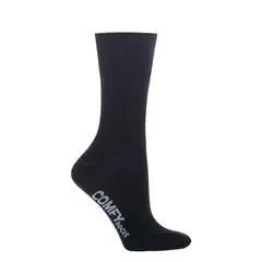 MONARCH - Calcetín Comfy Liso Bamboo Negro
