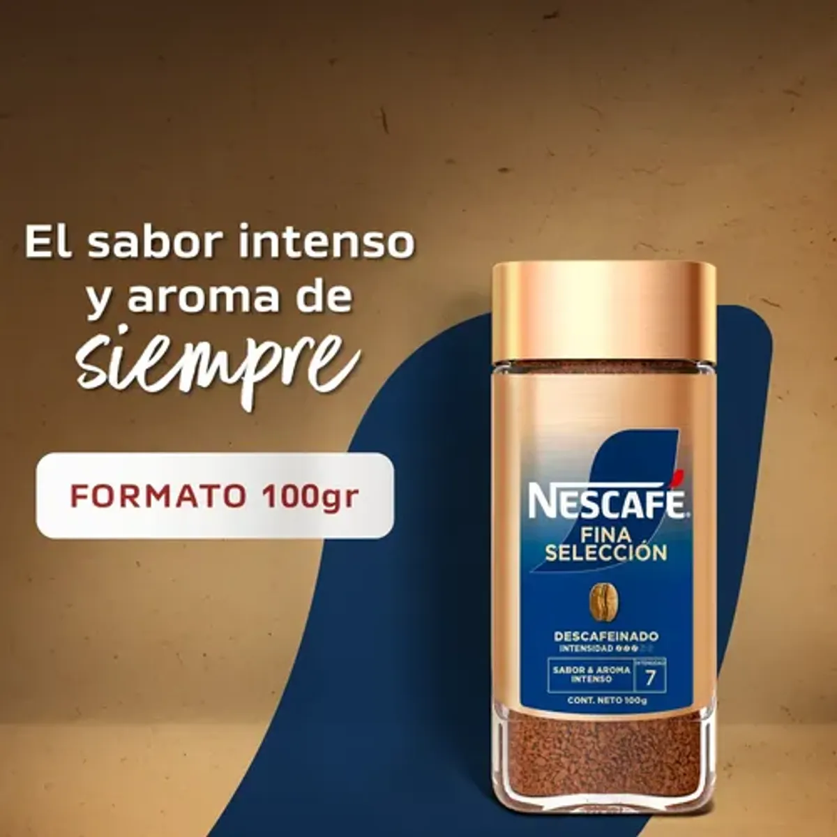 NESCAFE - Café Nescafé® Fina Selección Decaf 100g Pack X3