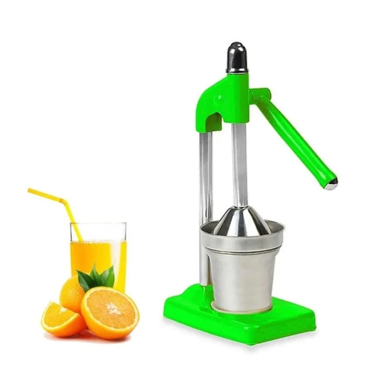 GENERICO - Exprimidor Manual De Frutas Trituradora De Naranja Verde