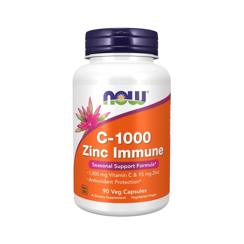 NOW - C-1000 Zinc Inmune 90 caps - Now Foods
