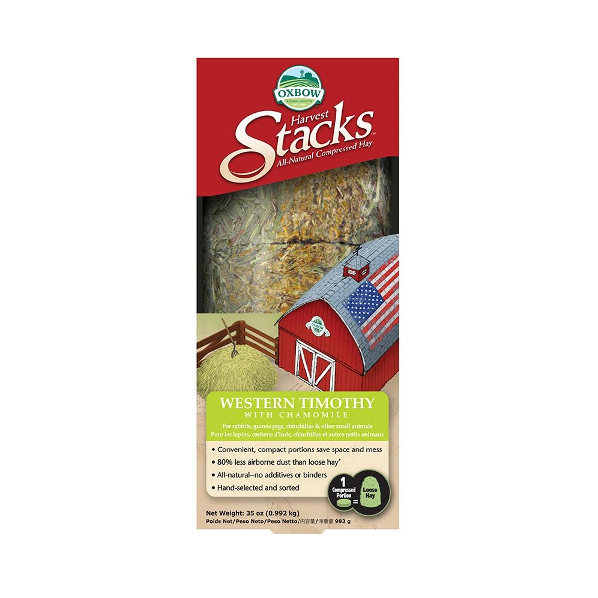OXBOW - Oxbow Harvest Stacks Timothy con Manzanilla 992 GR