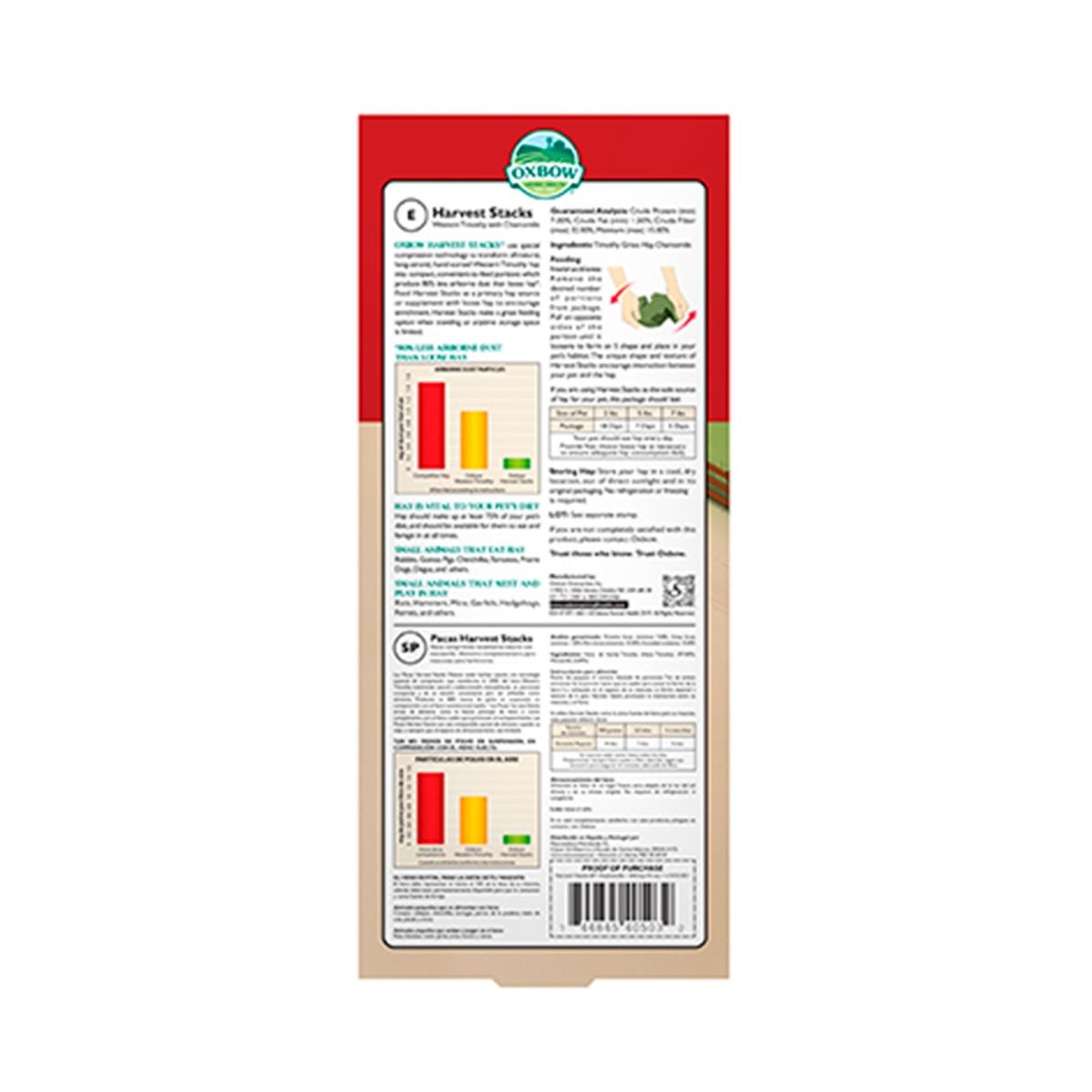 OXBOW - Oxbow Harvest Stacks Timothy con Manzanilla 992 GR