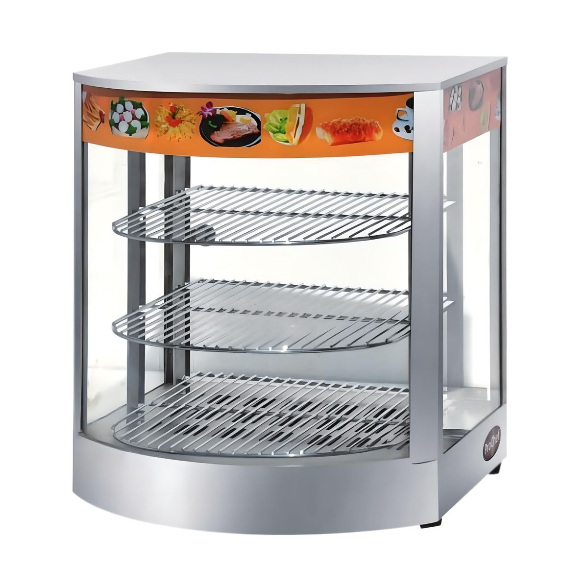 PROCHEF - Vitrina de Calor 45 cm. Acero Inox. 30 a 80°C ET-LD-1P-B