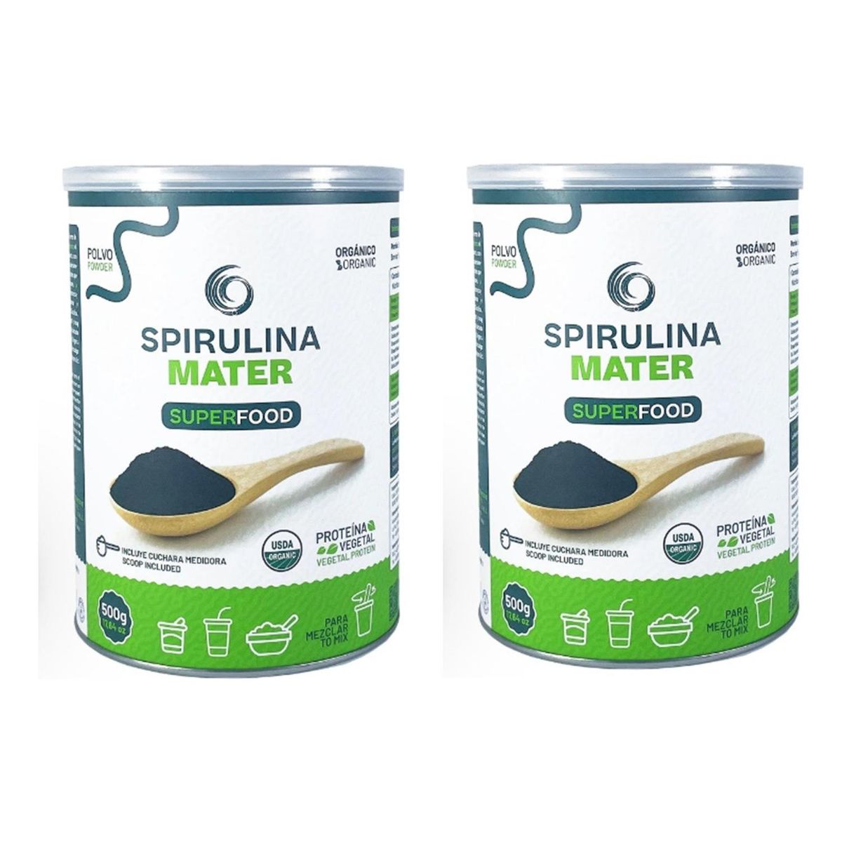 GENERICO - Spirulina Promoción Proteínas 2 X 500g..