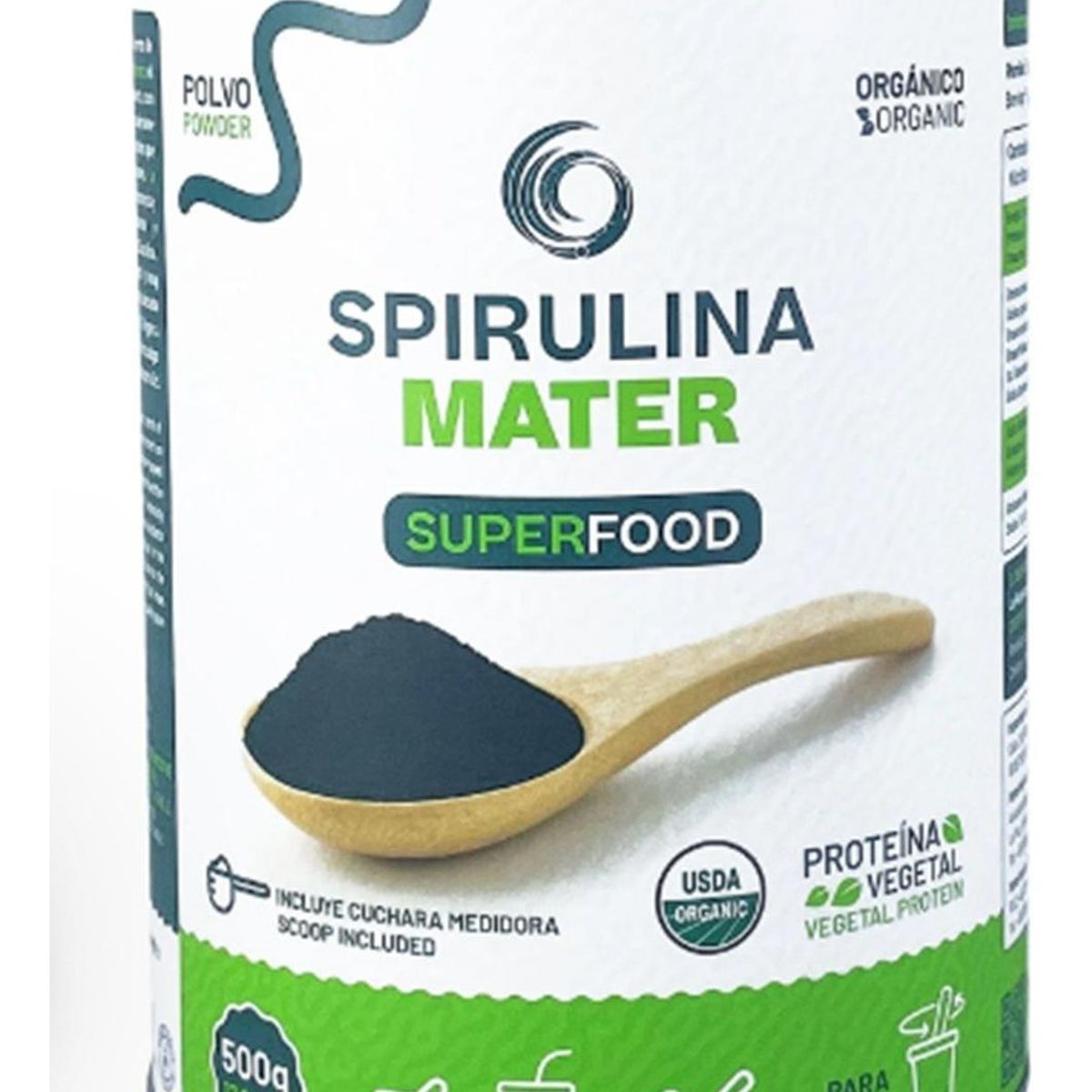 GENERICO - Spirulina Mater Orgánica En Polvo 500 G..