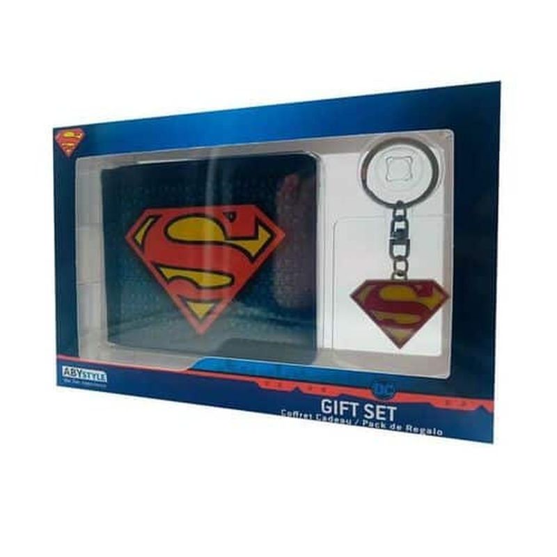 ABYSTYLE - ABYTSYLE LLAVERO + BIILETERA SUPERMAN PACK