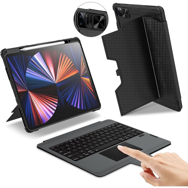 NILLKIN - Funda con Teclado Trackpad para Ipad Pro 12.9 Nillkin Guard