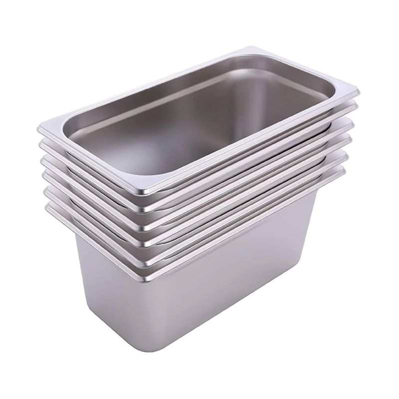 ECOBECK - Pack 6 Depositos Gastronómicos Rdg Gn 1/3 X 10 Cm