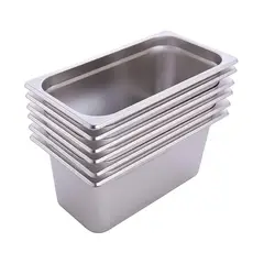 ECOBECK - Pack 6 Depositos Gastronómicos Rdg Gn 1/3 X 10 Cm