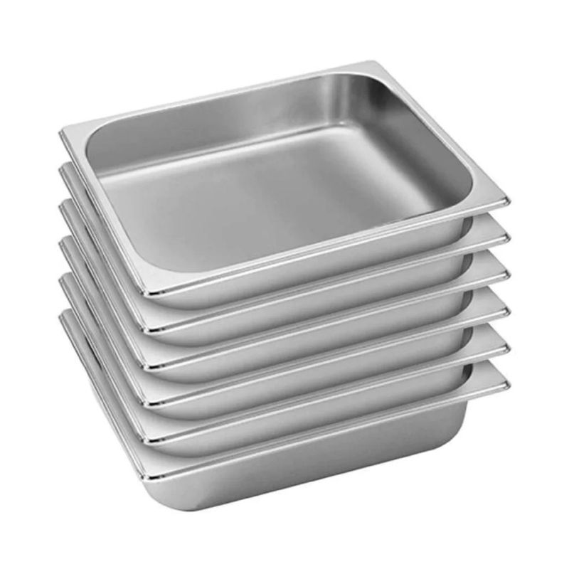 ECOBECK - Pack 6 Depositos Gastronómico Rdg Gn 1/2 X 2 Cm C