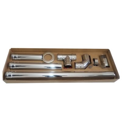 Imagen 2 del producto Kit Instalación Estufa A Pellet Inox Muro 80mm