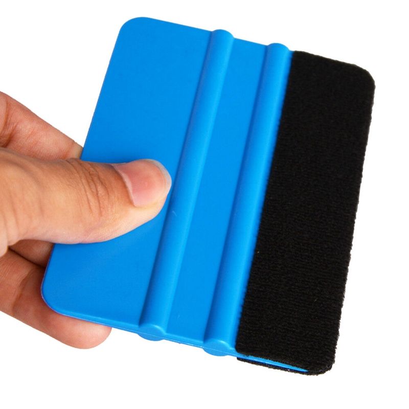GENERICO - Set Espatula Blue 3M con Fieltro para instalación Polarizado