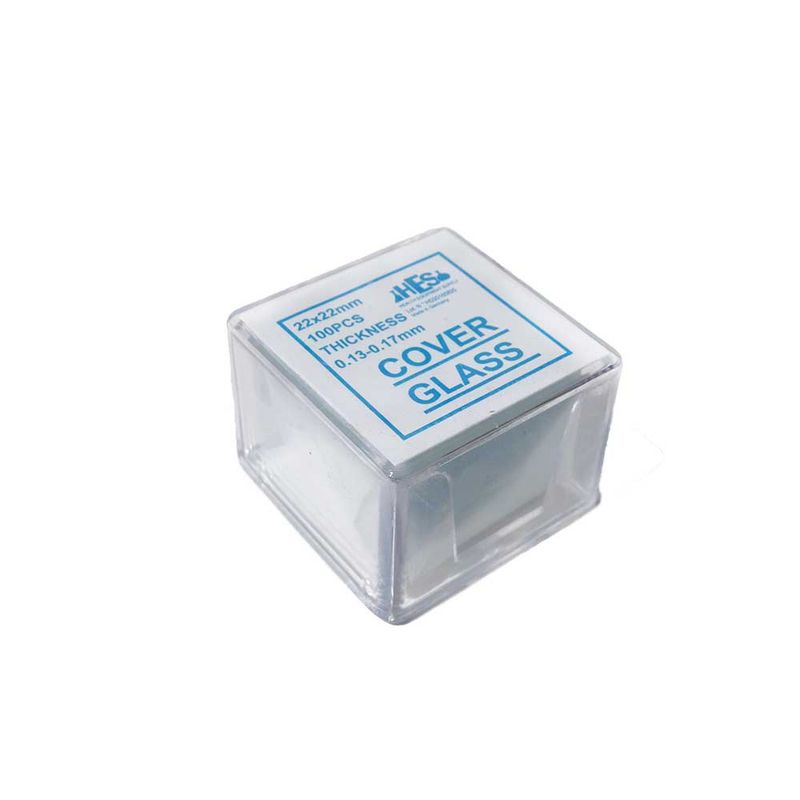 GENERICO - Cubreobjetos 22x22mm para Microscopio 1000 unidades