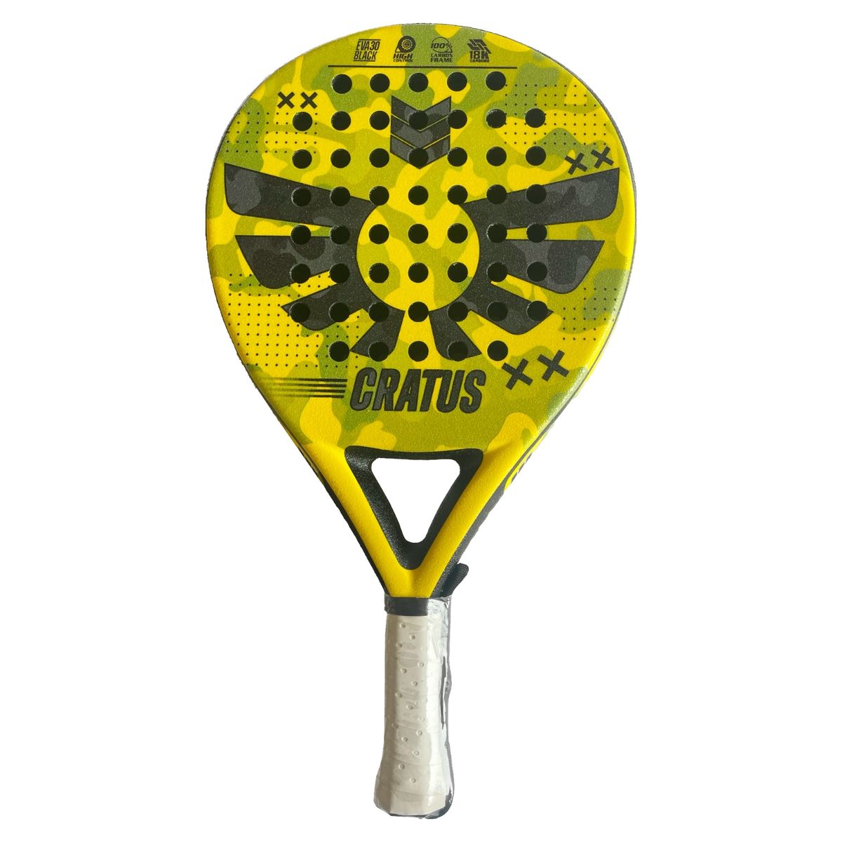 CRATUS - Pala Pádel - YELLOW MILITAR PRO - CRATUS