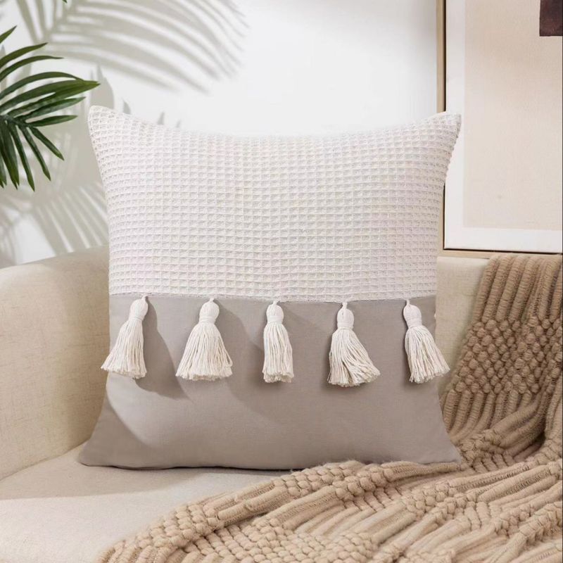 LOVE HOME DECO & LIVING - Funda de Lino Waffle Rosada