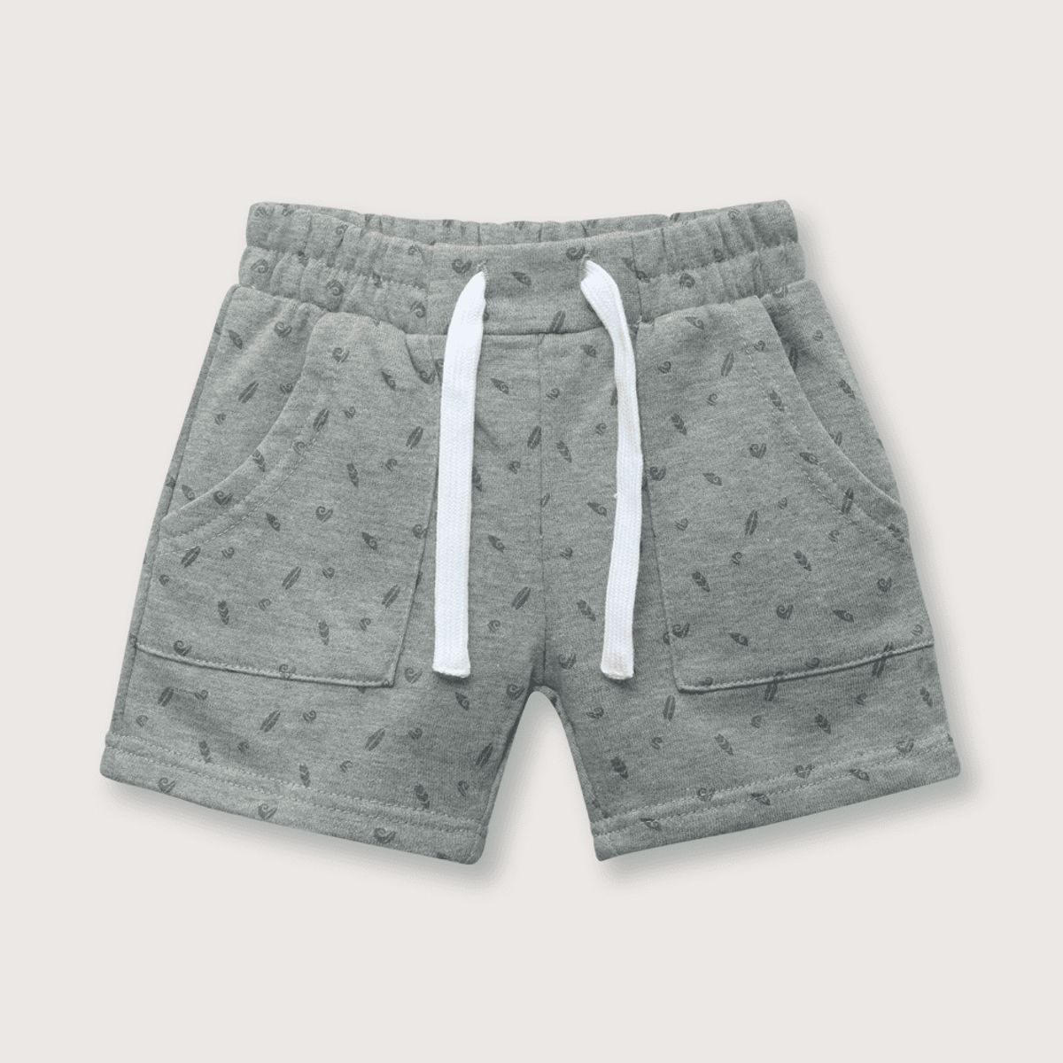 OPALINE - Short de niño buzo esencial gris (6M - 4A) gris 6 meses