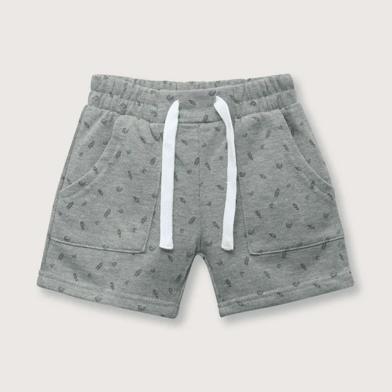 OPALINE - Short de niño buzo esencial gris (6M - 4A) gris 6 meses