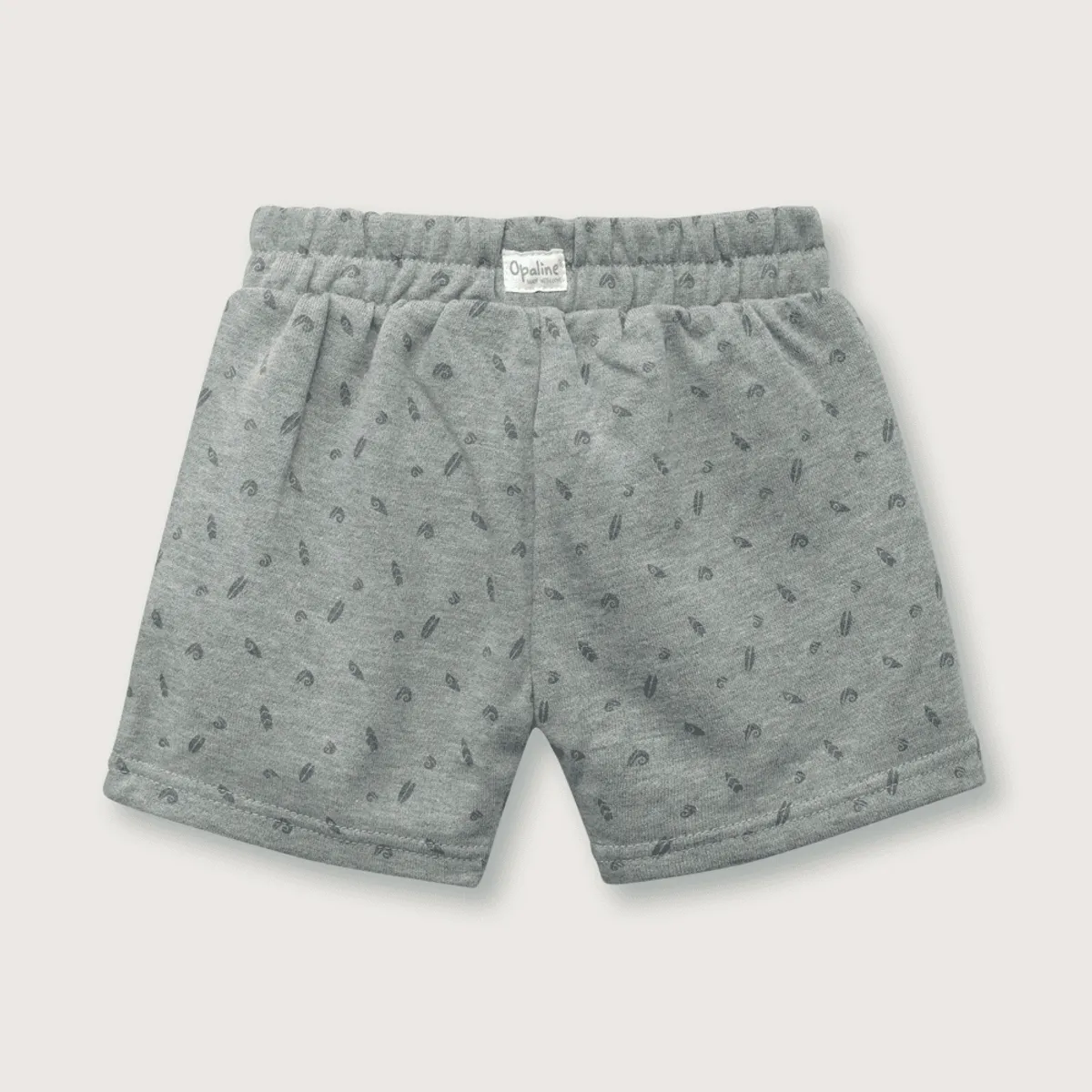 OPALINE - Short de niño buzo esencial gris (6M - 4A) gris 6 meses