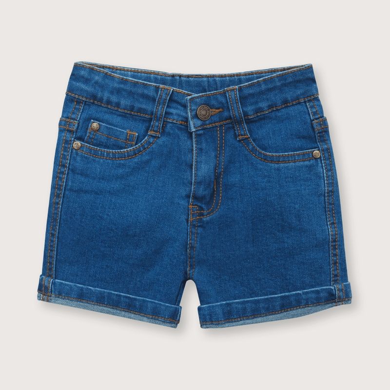 OPALINE - Short de niño denim esencial navy (6M - 4A) navy 4 Años