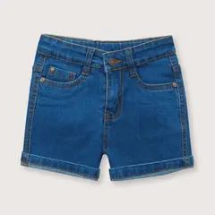 OPALINE - Short de niño denim esencial navy (6M - 4A) navy 4 Años