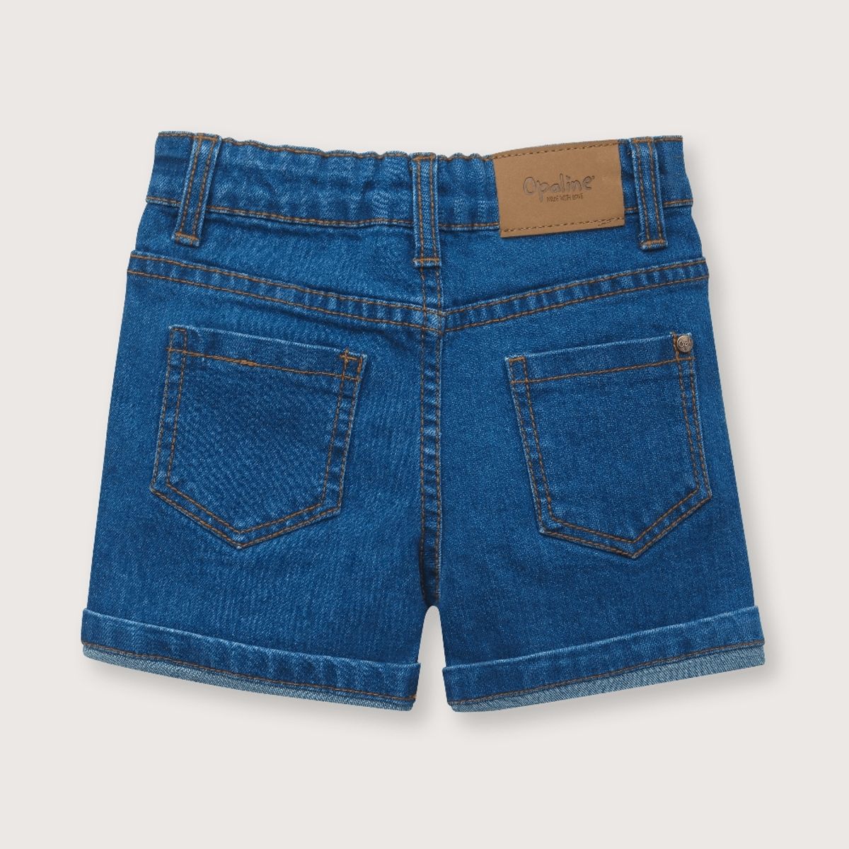 OPALINE - Short de niño denim esencial navy (6M - 4A) navy 4 Años