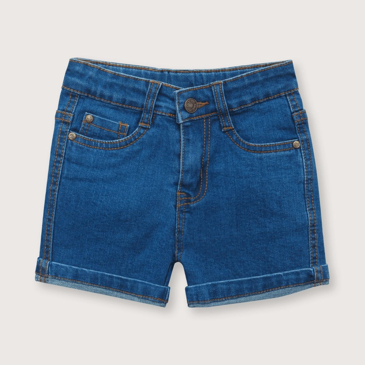 OPALINE - Short de niño denim esencial navy (6M - 4A) navy 4 Años