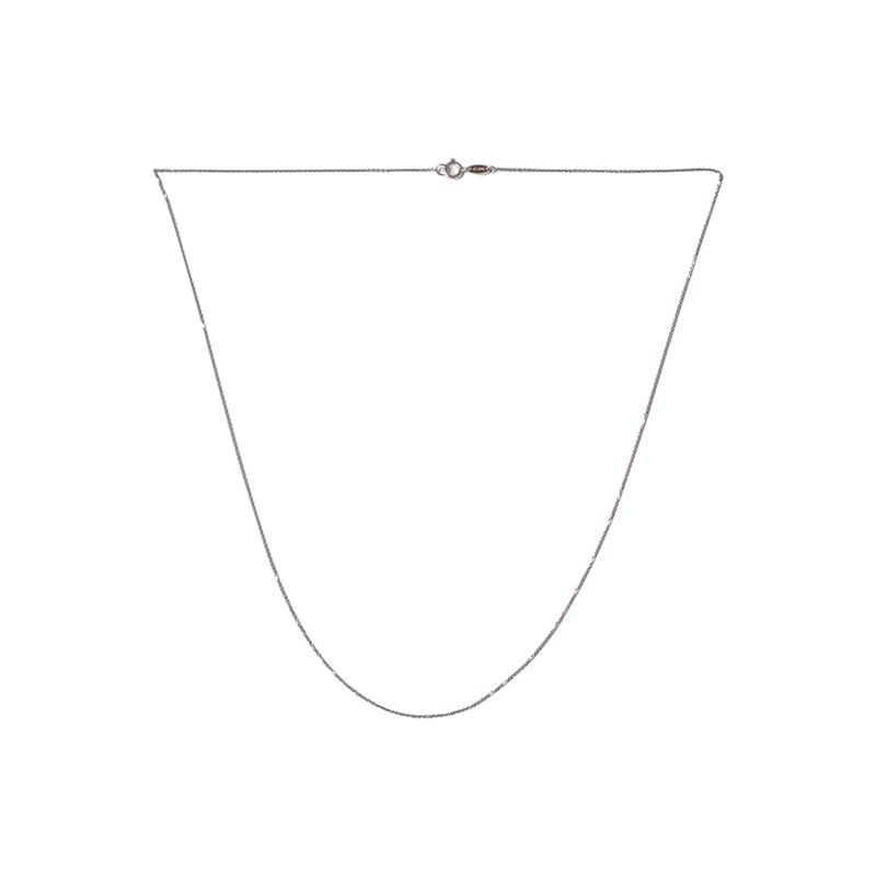 JB JOYAS BARON - Cadena de Oro Blanco 18kt Limada9