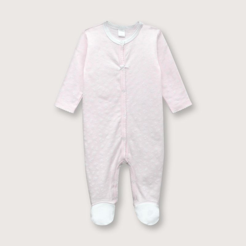 OPALINE - Pijama de bebé niña osito baby girl rose (RN - 12M) rose 12 meses