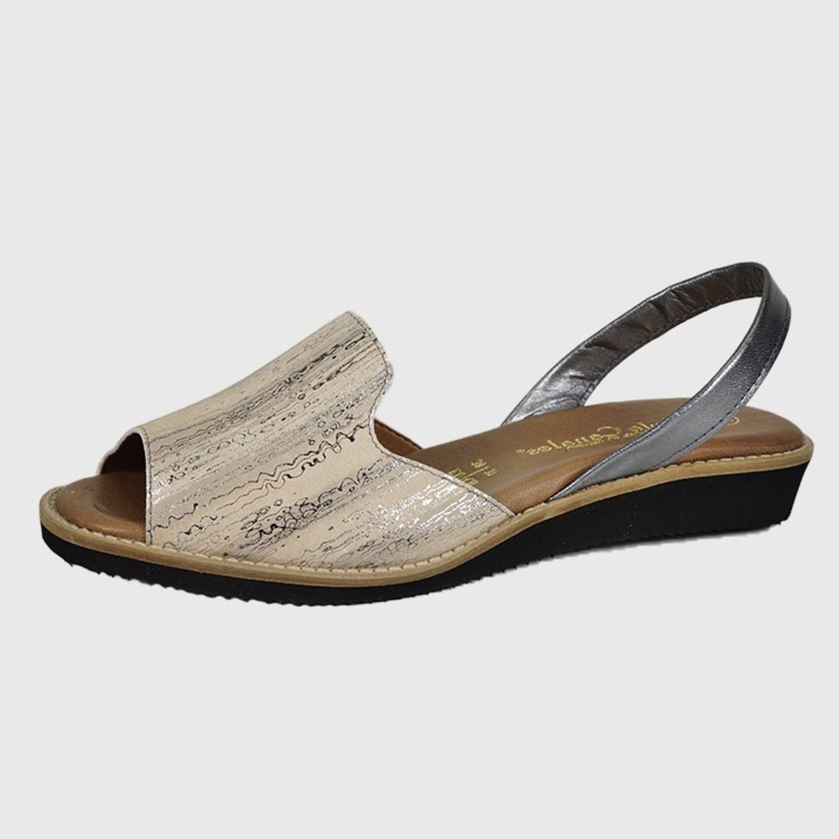 DEGAS - Sandalia Cuero Gigi Beige DEGAS