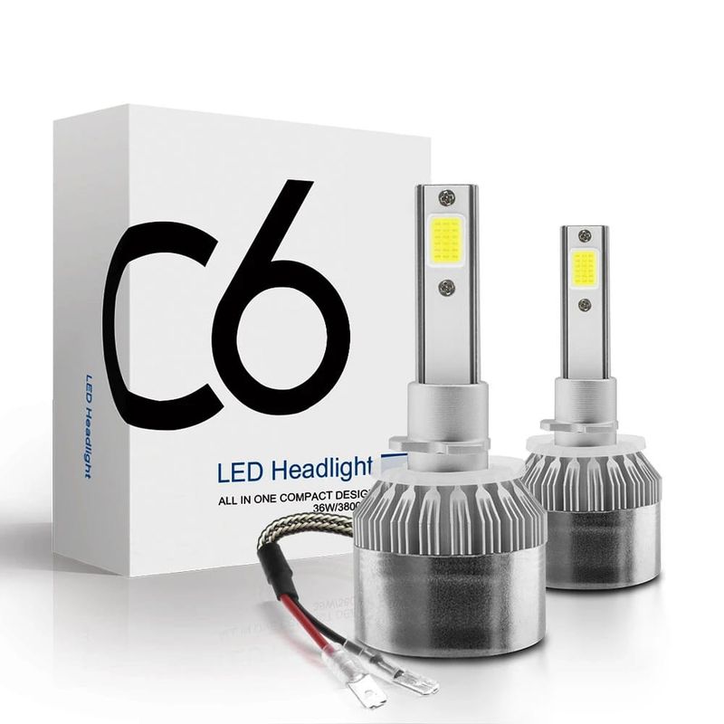 GENERICO - Ampolletas Turboled 7600lm 72watt modelos H1