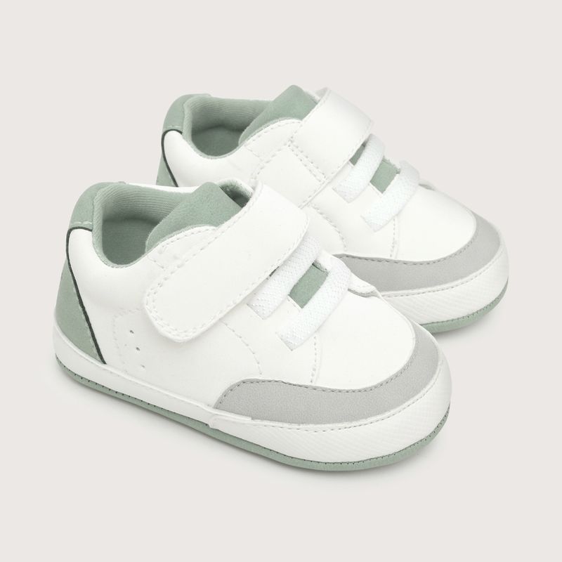 OPALINE - Zapatilla de bebé niño blanco (14-18) blanco 18