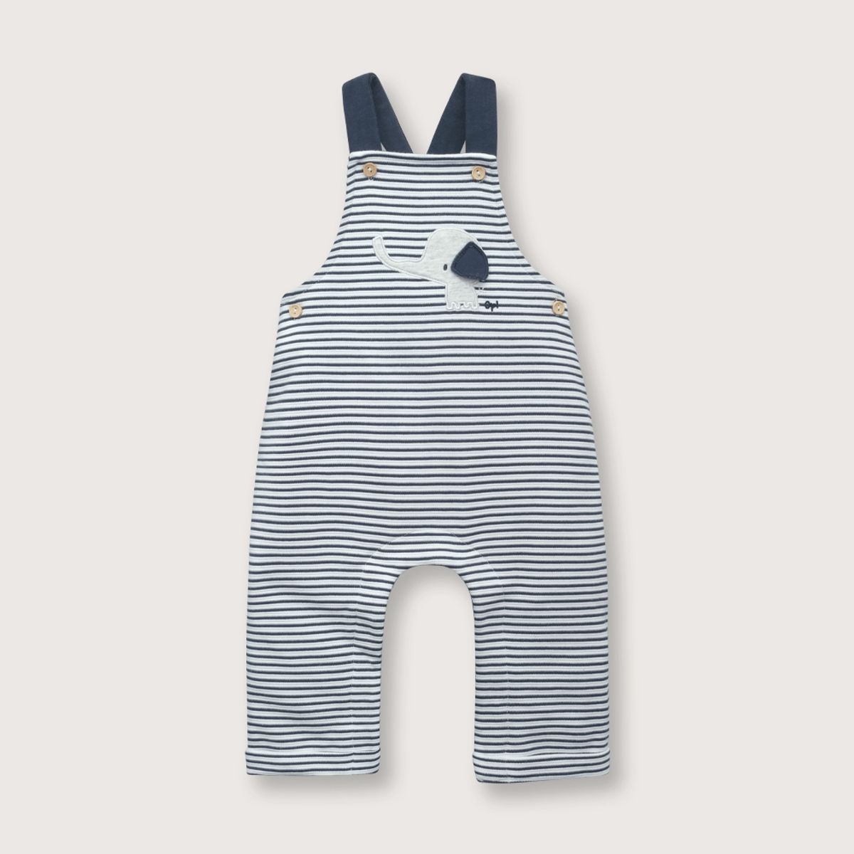 OPALINE - Jardinera de bebé niño rayas navy (RN - 9M) navy 6 meses