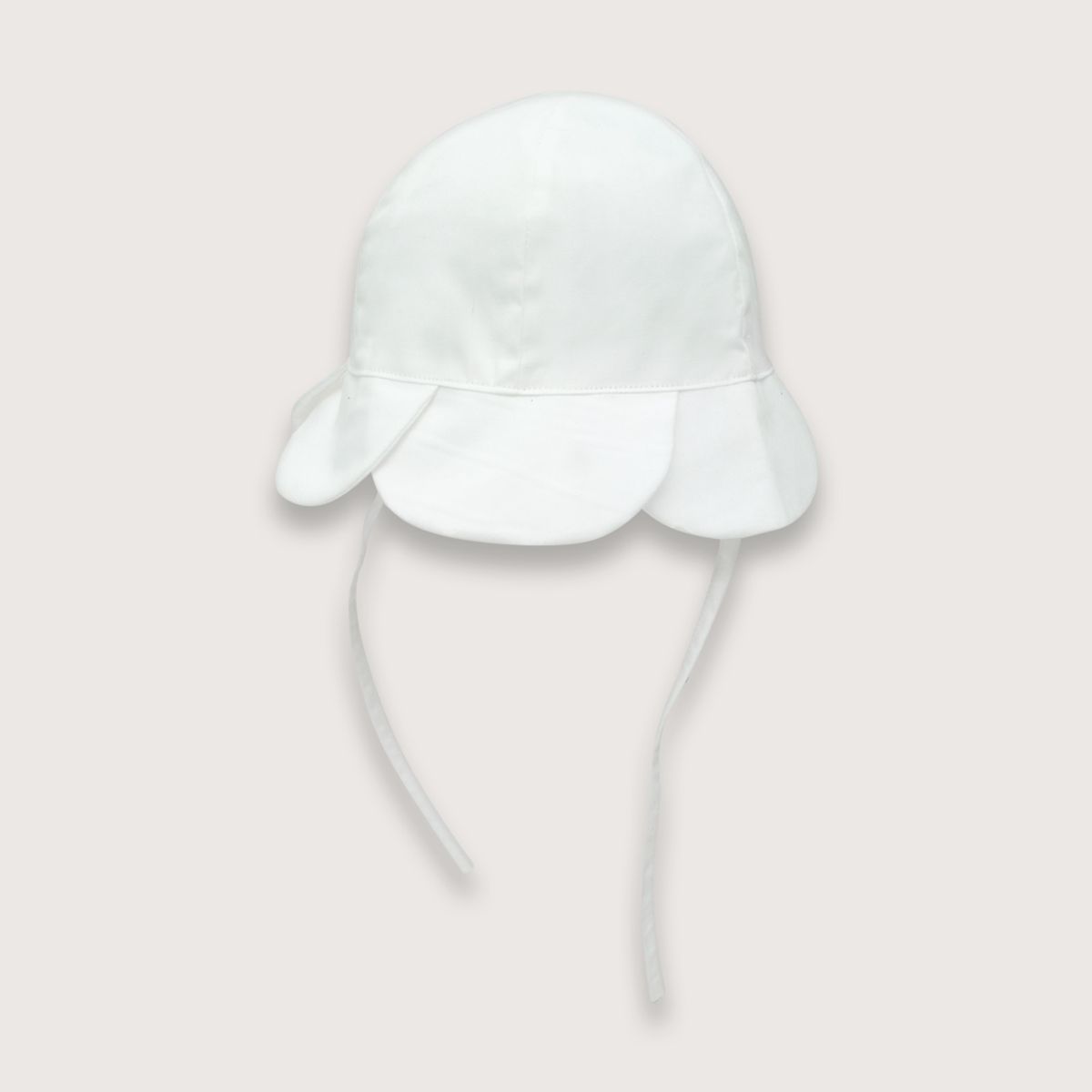 OPALINE - Gorro de niña pétalos blanco (S - XL) blanco M