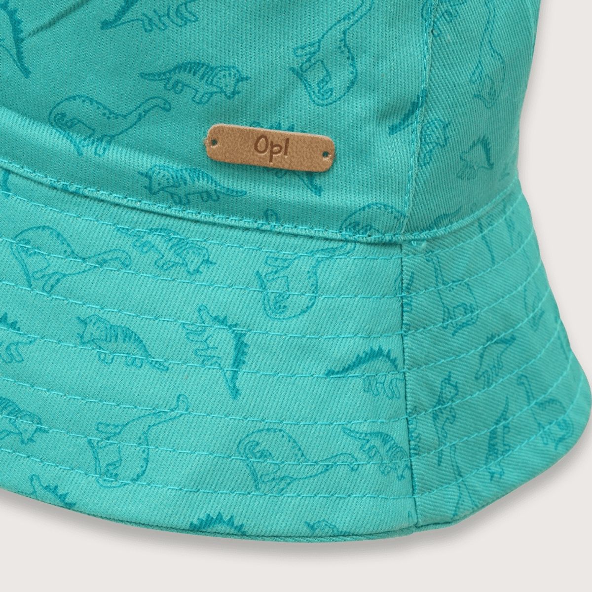 OPALINE - Gorro de niño dinosaurio verde militar (S - XL) verde militar S