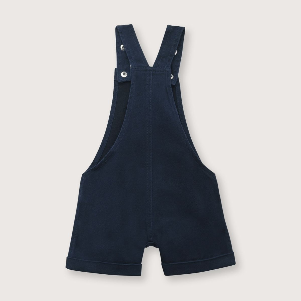 OPALINE - Jardinera de bebé niño corta gris melange (RN - 9M) gris melange 0 meses