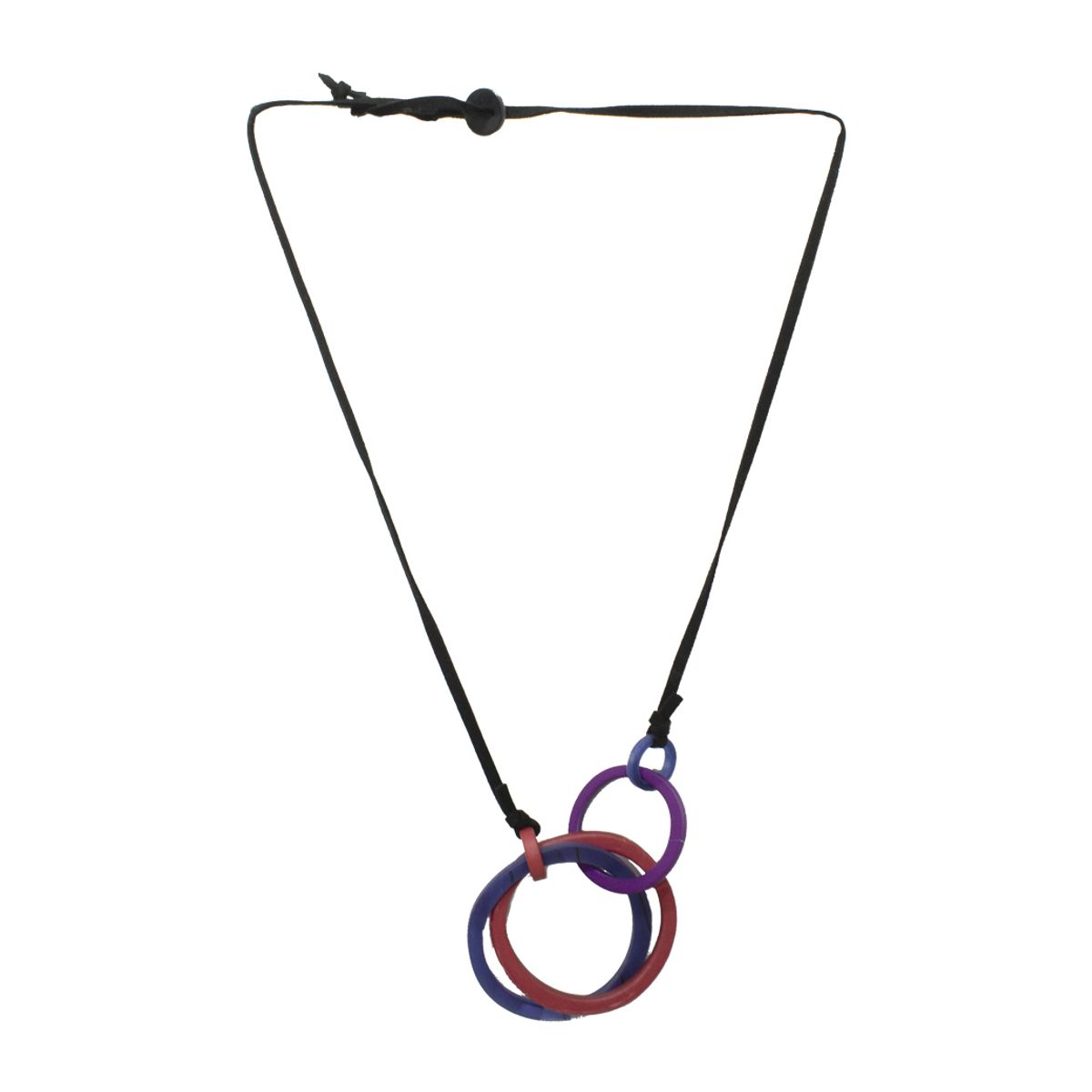 MAILEA - Collar 3 argollas mujer reno