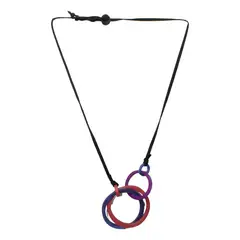 MAILEA - Collar 3 argollas mujer reno
