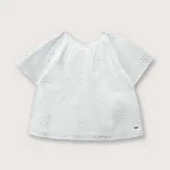OPALINE - Blusa de niña broderie off white (6M - 4A) off white 9 meses