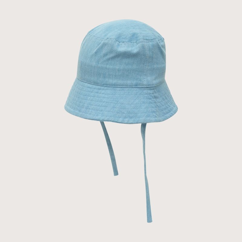 OPALINE - Gorro de bebé niño denim celeste S - M celeste S