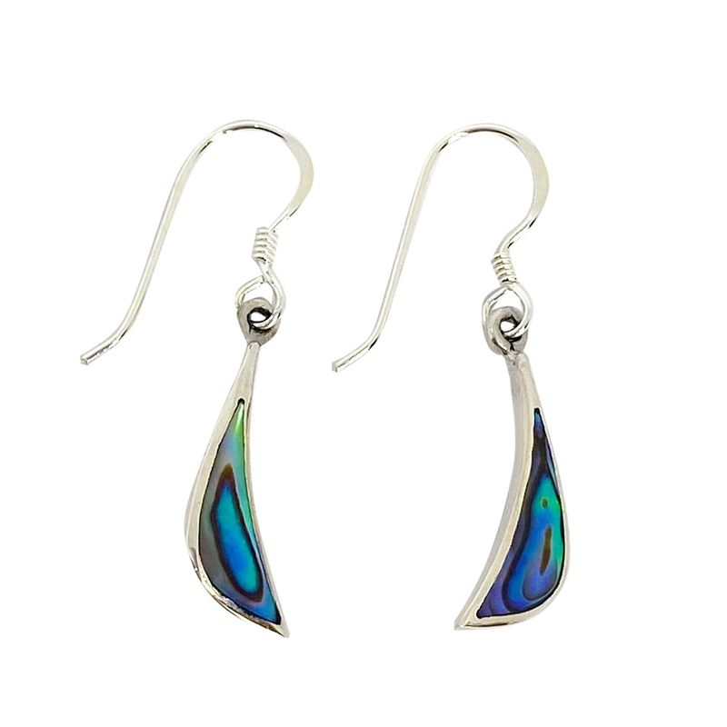 ANDREA COGGIOLA JOYAS - Aros Anali Abalón Plata Fina 925