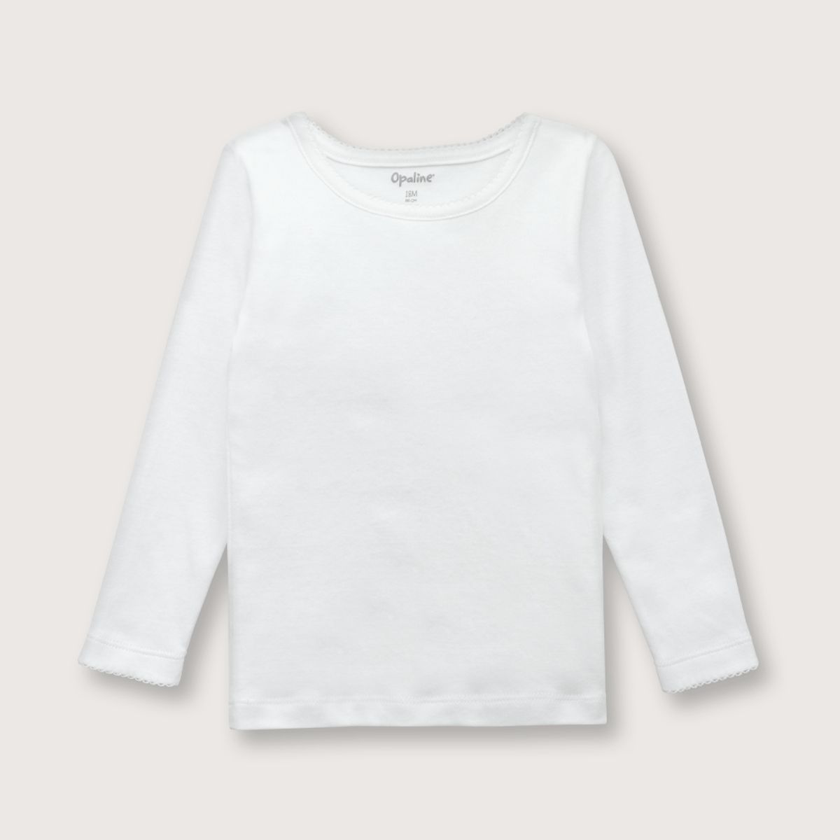 OPALINE - Camiseta de bebé niña blanco (6M - 4A) blanco 6 meses