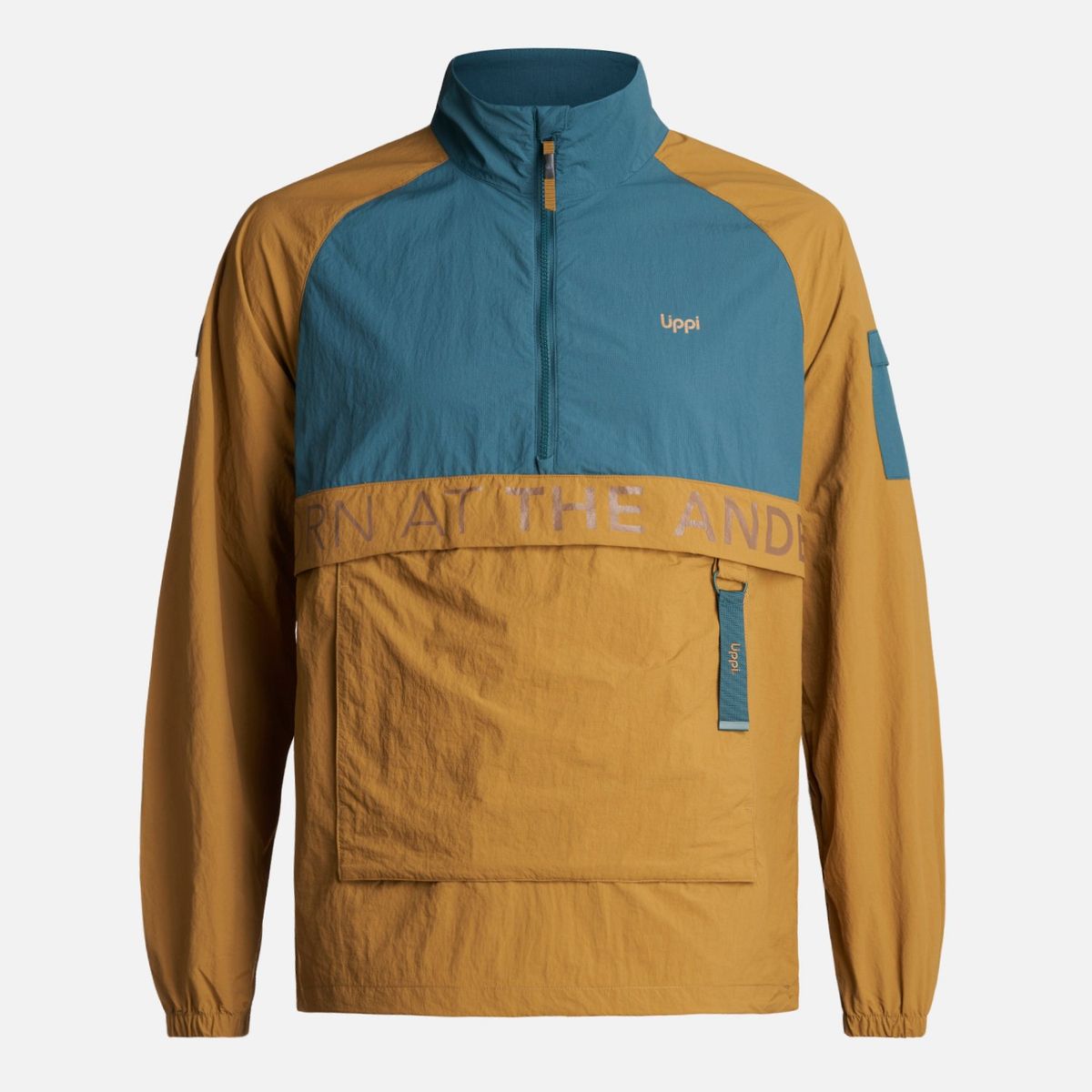 LIPPI - Chaqueta Hombre WindCity WindBreaker 1/4 Zip Jacket Petroleo Lippi