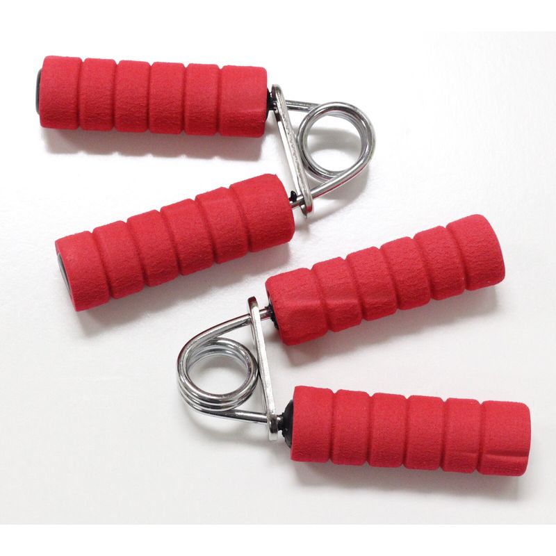 GENERICO - Pack de 2 Hand Grip Ejercitador De Manos rojo